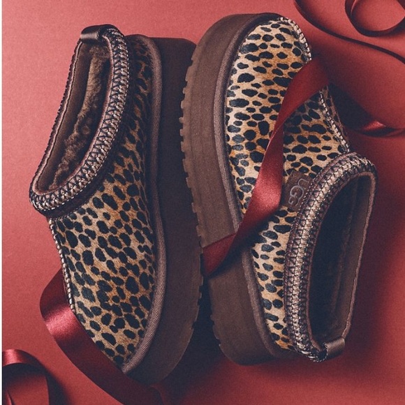 UGG Tazz Caspian Platform Slippers 8 NIB - Picture 2 of 9